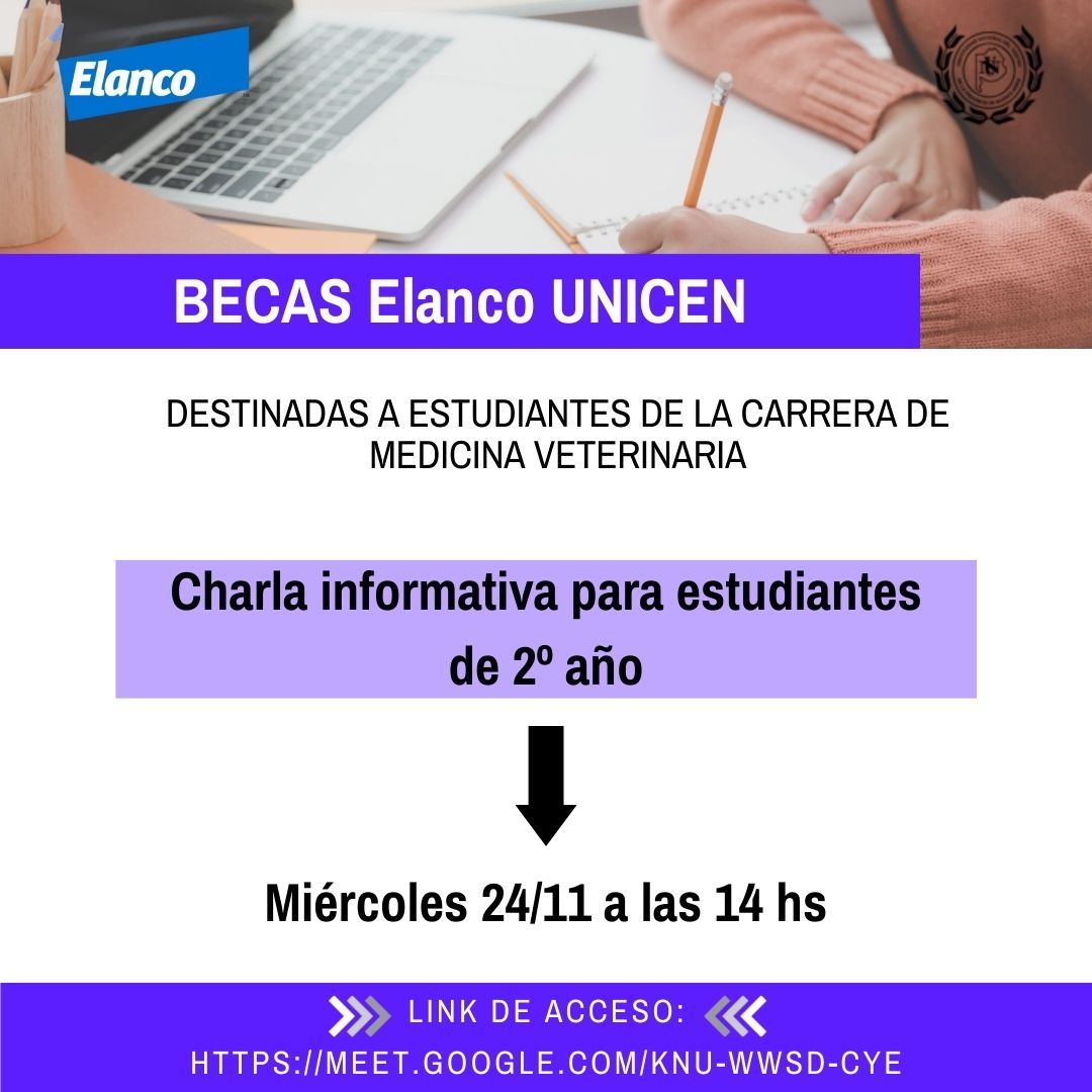 Becas Elanco UNICEN - Charla informativa 2°año