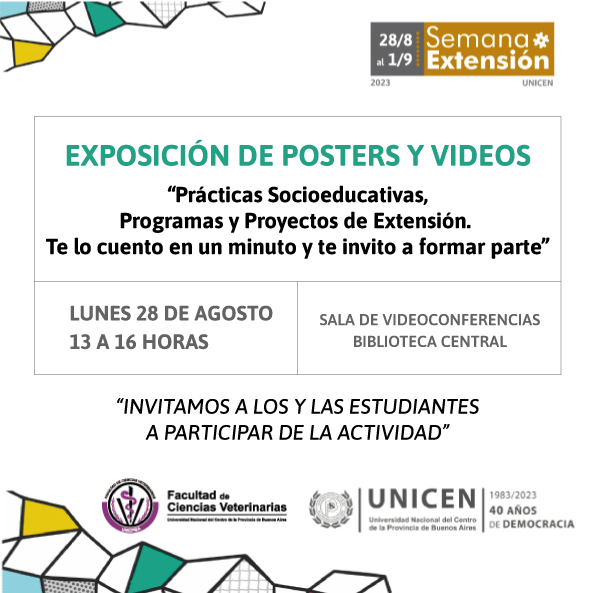 Exposición de Posters y VIdeos