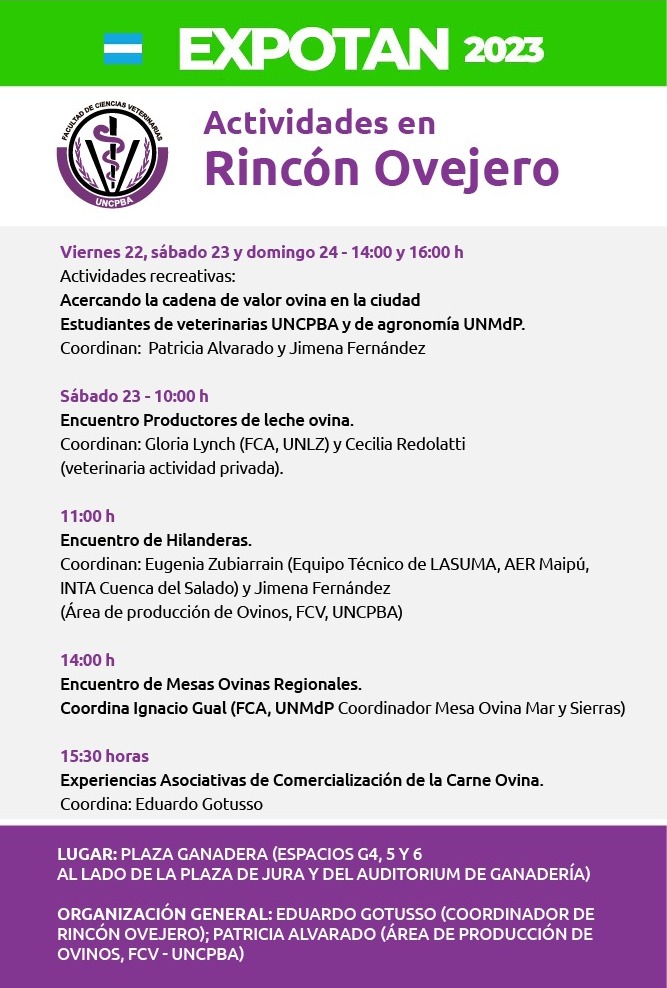 Cronograma Rincón Ovejero