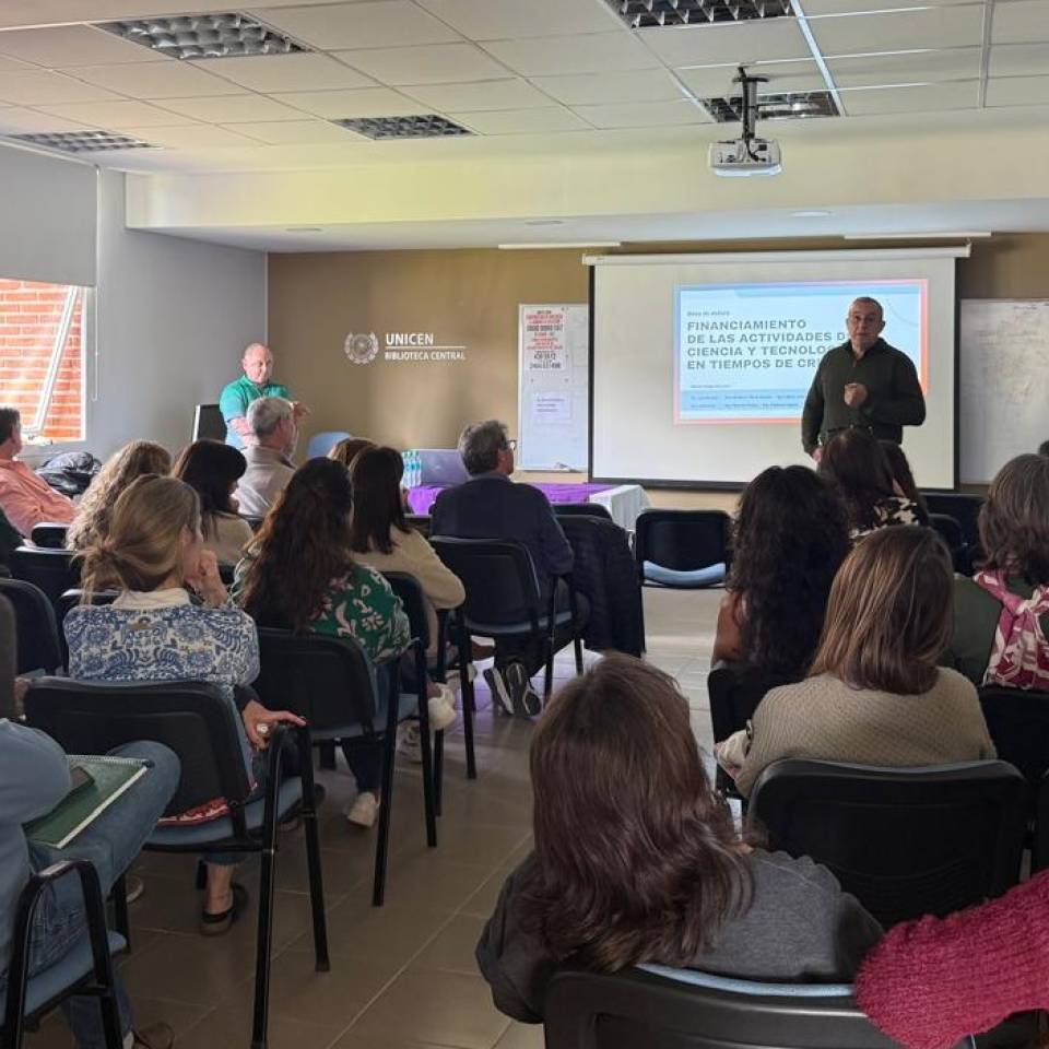 Jornada Financiamiento de Actividades de Ciencia y Tecnología en tiempo de crisis