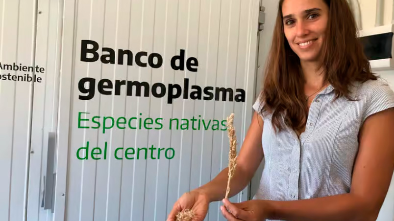 La investigadora Clara Milano, responsable del Banco de Germoplasma de la Facultad de Veterinarias. Image