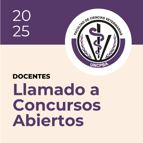 LLAMADO A CONCURSO ABIERTO 2025 - Cargos Docentes FCV