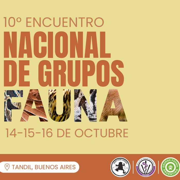 10° ENCUENTRO NACIONAL DE GRUPOS FAUNA • 14-15-16 DE OCTUBRE