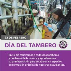 23 de febrero - Día del Tambero