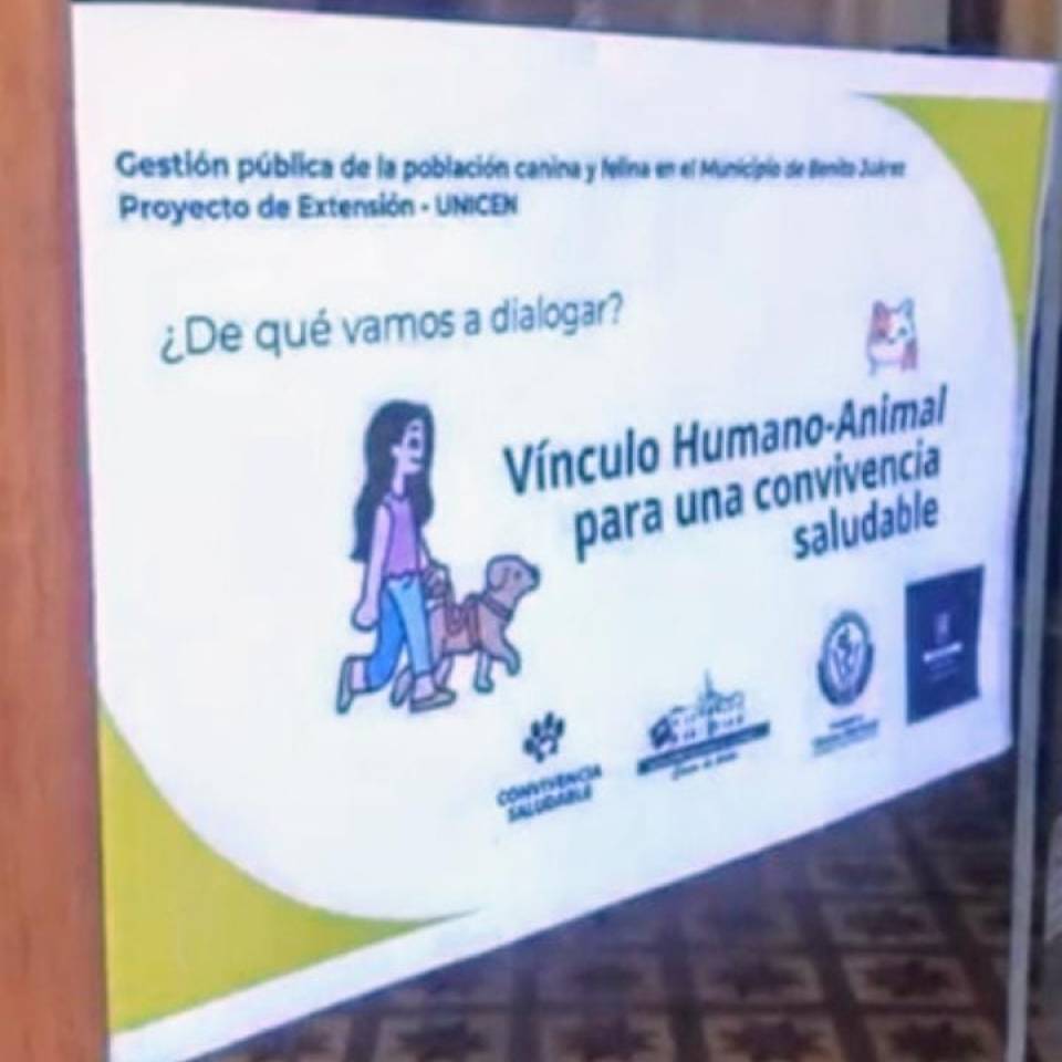 Encuentro “VÍNCULO HUMANO-ANIMAL PARA UNA CONVIVENCIA SALUDABLE” Benito Juárez
