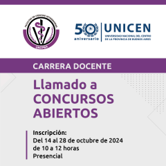  Llamado a Concursos Abiertos para ingreso a Carrera Docente