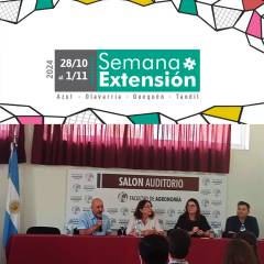 La FCV en la Tercera Edición de la Semana de la Extensión de la UNICEN