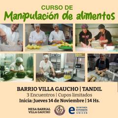 Comienzo 2da Cohorte del Curso de Manipulación Segura de Alimento