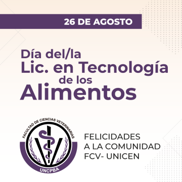 26 de agosto – Día del/la Licenciado/a en Tecnología de los Alimentos