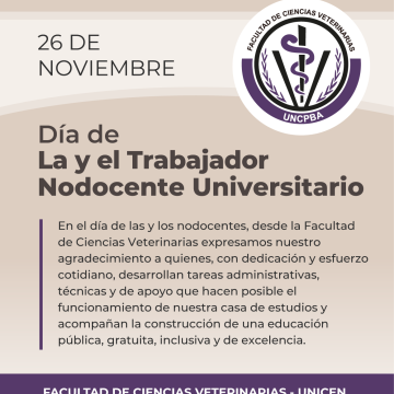 Día de la y el Trabajador Nodocente Universitario