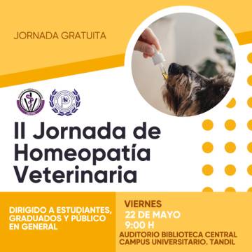  II Jornada de Homeopatía Veterinaria