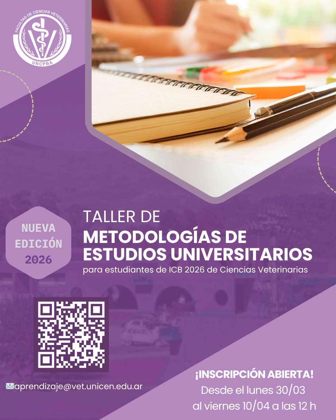 TALLER DE METODOLOGÍAS DE ESTUDIOS UNIVERSITARIOS - Para Estudiantes que no aprobaron ICB febrero-marzo 2026